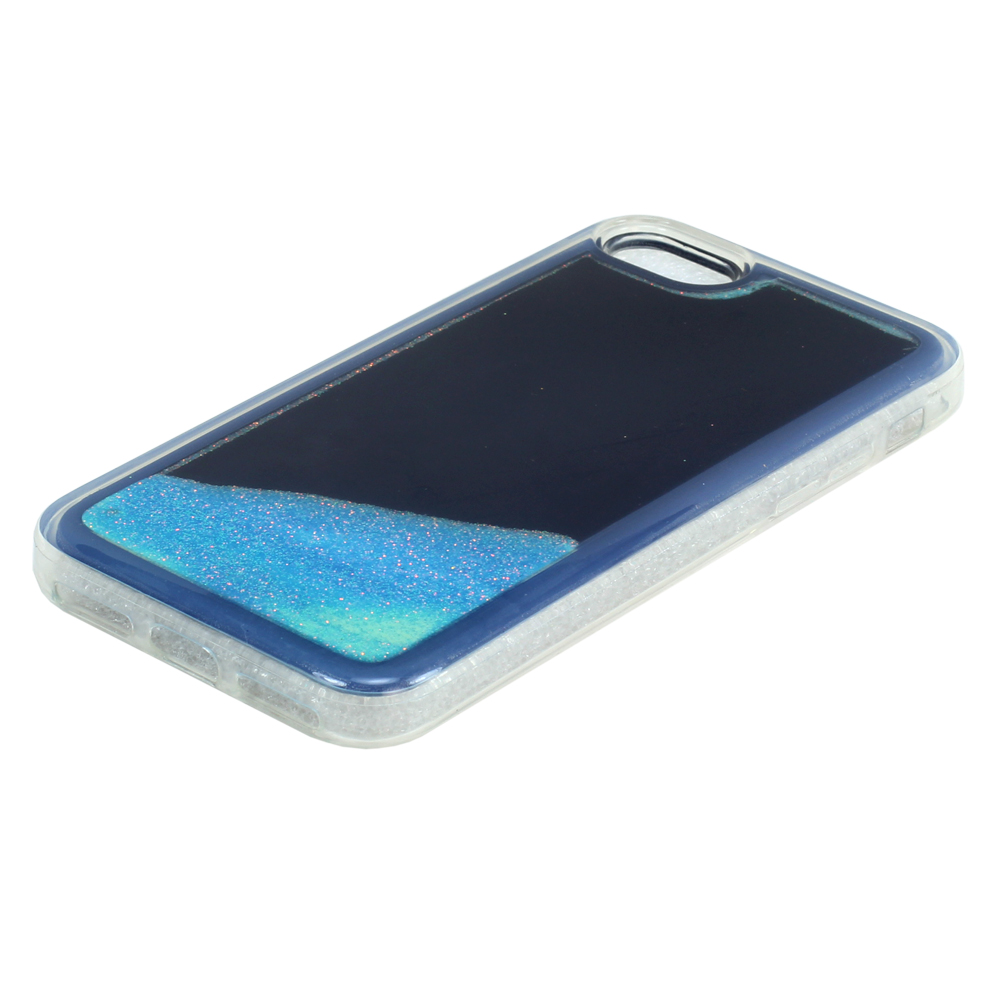 Wholesale iPhone 7 Plus Glow In the Dark Liquid Star Dust Case Blue